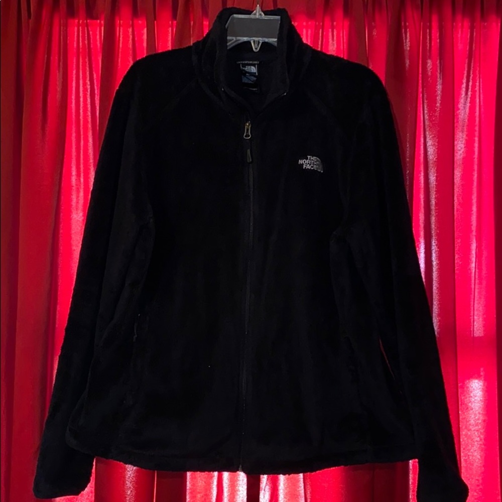 Black North Face woman jacket XL